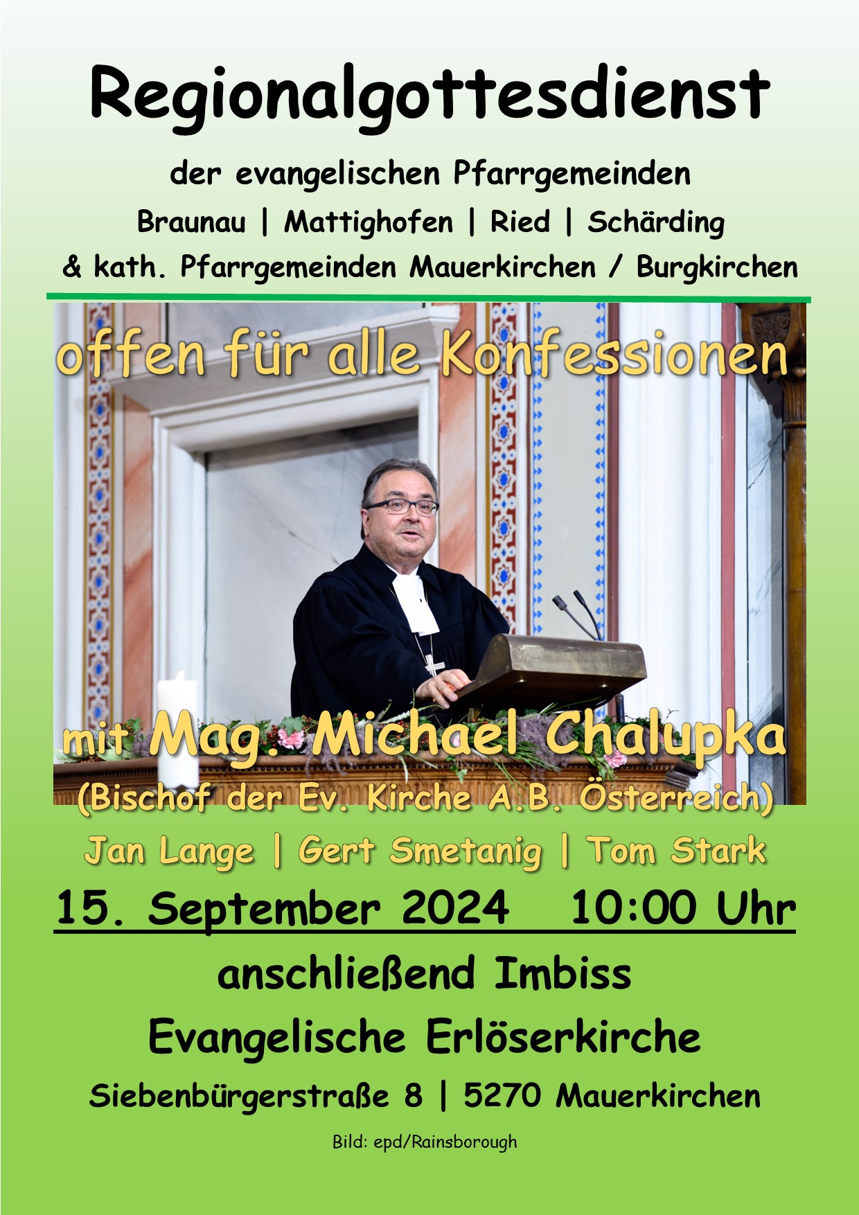 Innviertler Regionalgottesdienst im Mauerkirchen